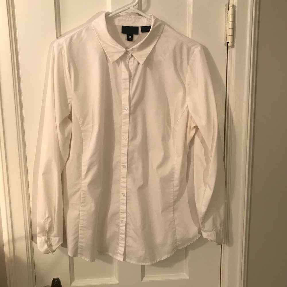 Hardly worn white button down.